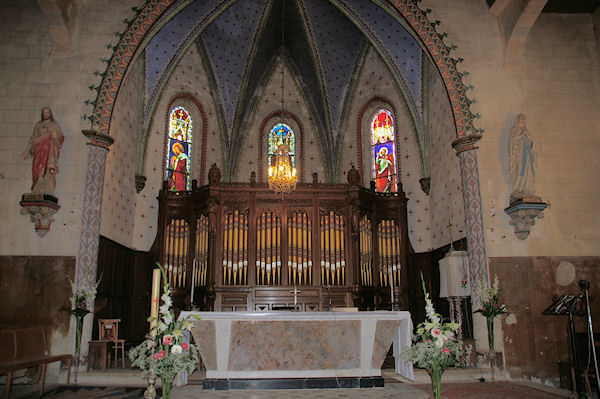 L'Eglise de Marsolan, un orgue grandiose dans le Choeur