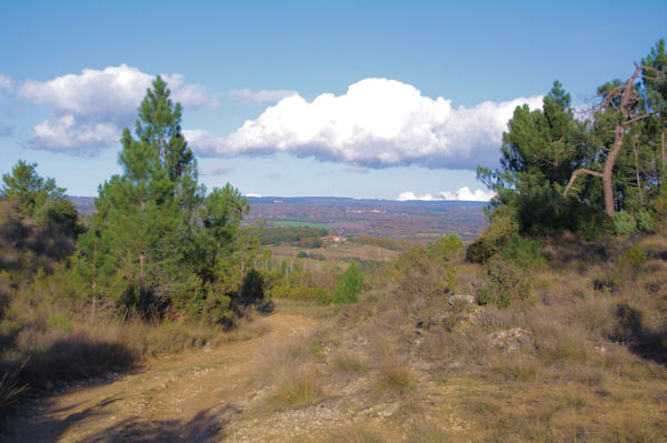 La valle de la Lauze depuis le Trapadous