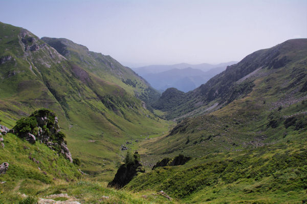 Le vallon du Saleix depuis le Port de Saleix