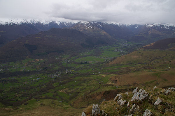 Le Val d_Azun depuis le Soum de la Pne