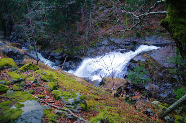 La Cascade sous la source Thermale de Mauhourat