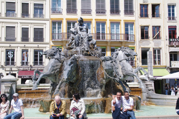 La Fontaine de Bartholdi, place des Terreaux